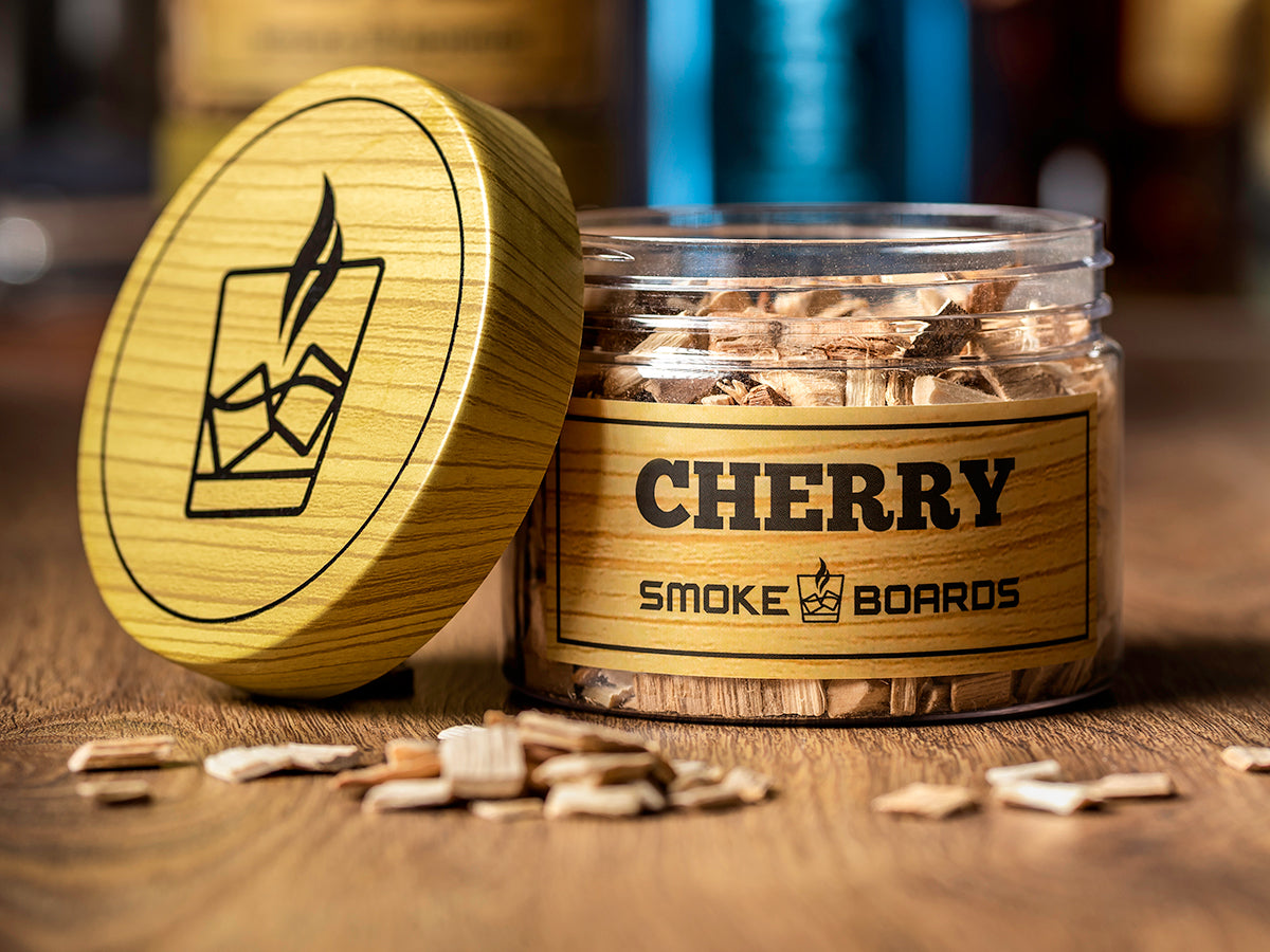 SmokeBoards™ Cherry Wood Chips – Sweet Smoke Infusion for Premium Cocktails