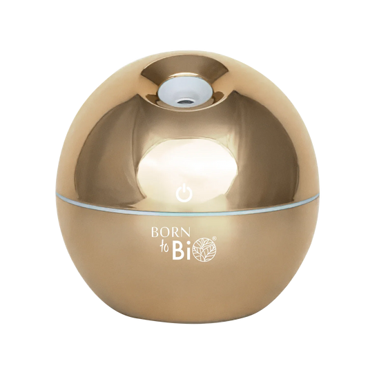 AurumSphere™ Rose Gold Aroma Diffuser – Luxury Ultrasonic Humidifier for Elegant Spaces