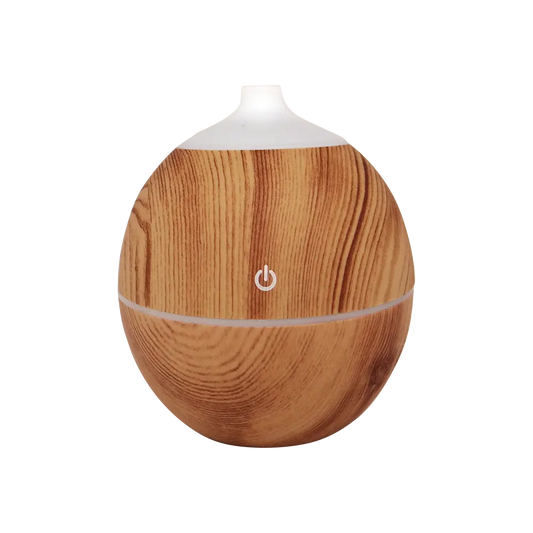 Nordic Sphere™ Wooden Aroma Diffuser – Compact Ultrasonic Humidifier for a Calm Home