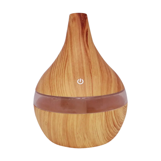 ZenDrop™ Wooden Aroma Diffuser – Ultrasonic Humidifier for Modern Calm Interiors