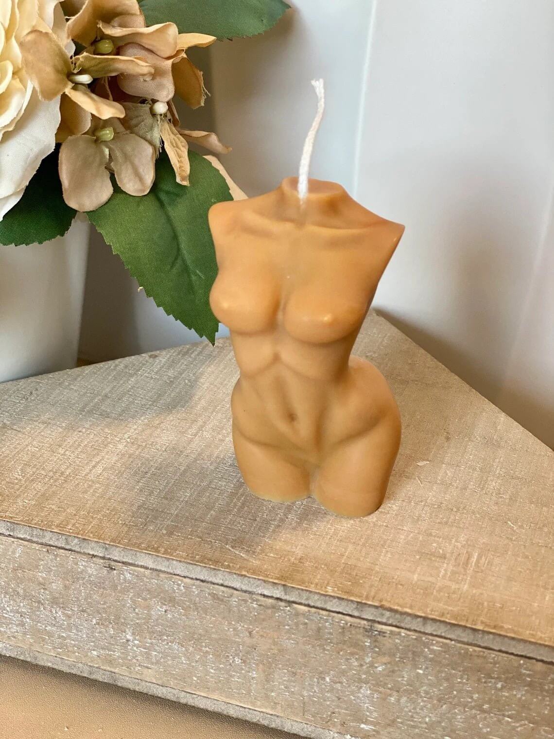 Body Sculpture Candle – Handmade Soy Wax Art