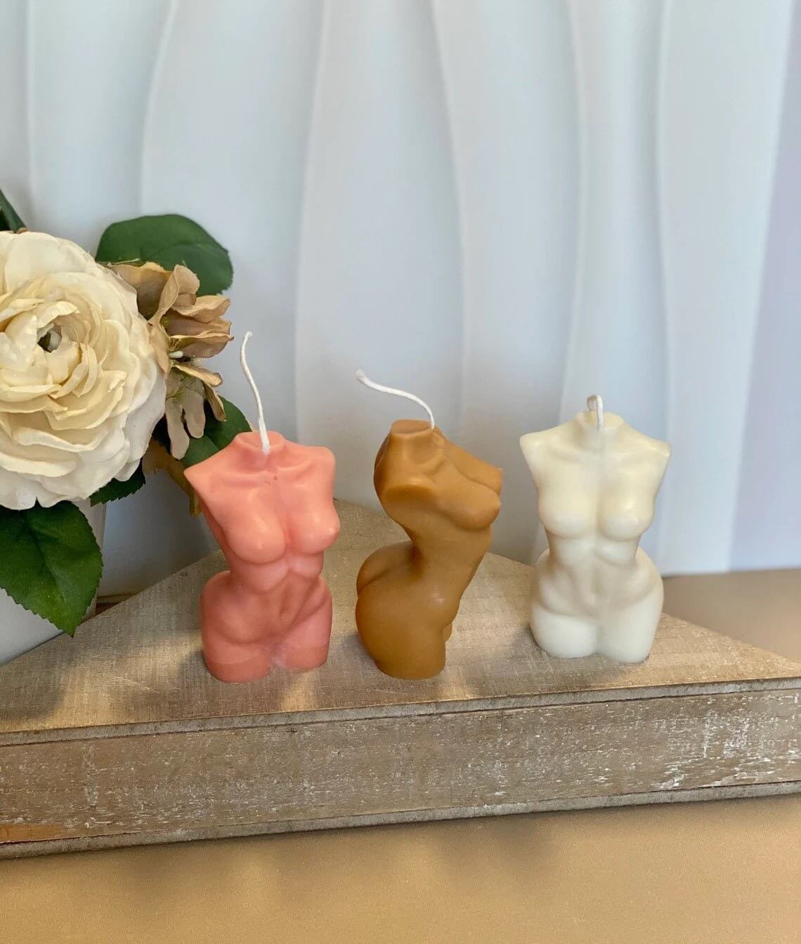 Body Sculpture Candle – Handmade Soy Wax Art