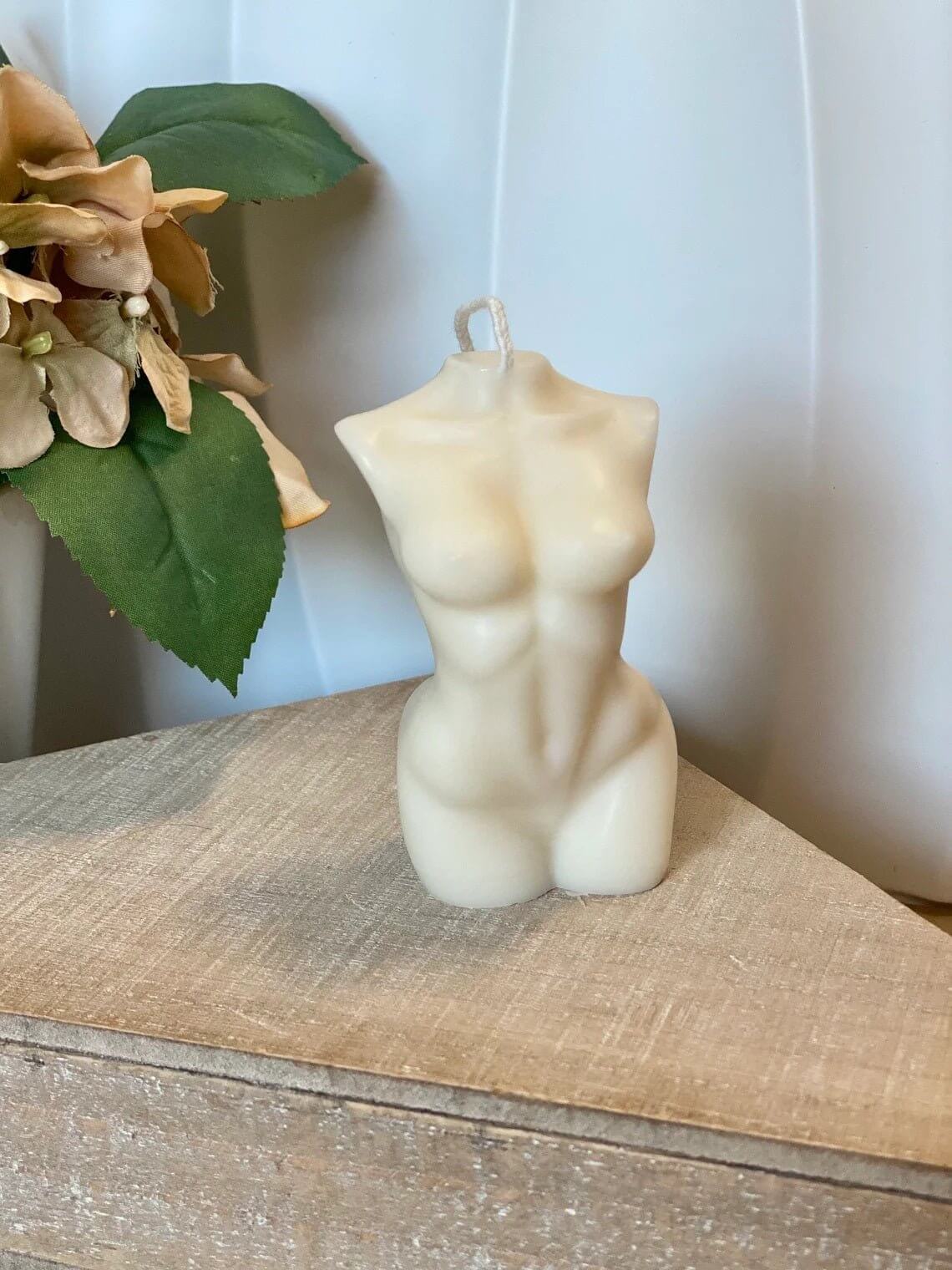Body Sculpture Candle – Handmade Soy Wax Art