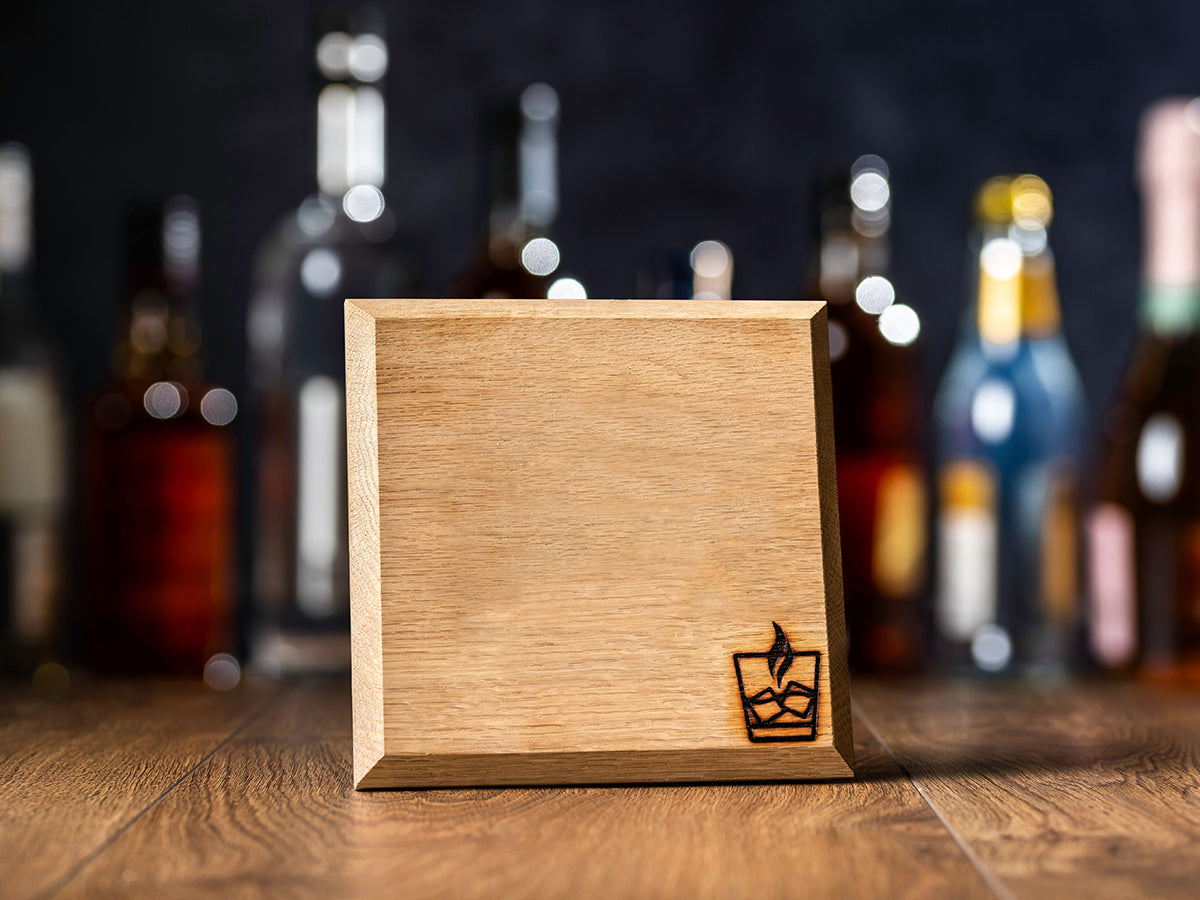 SmokeBoards™ Original Oak Smoking Board – Premium Cocktail & Culinary Smoke Plate