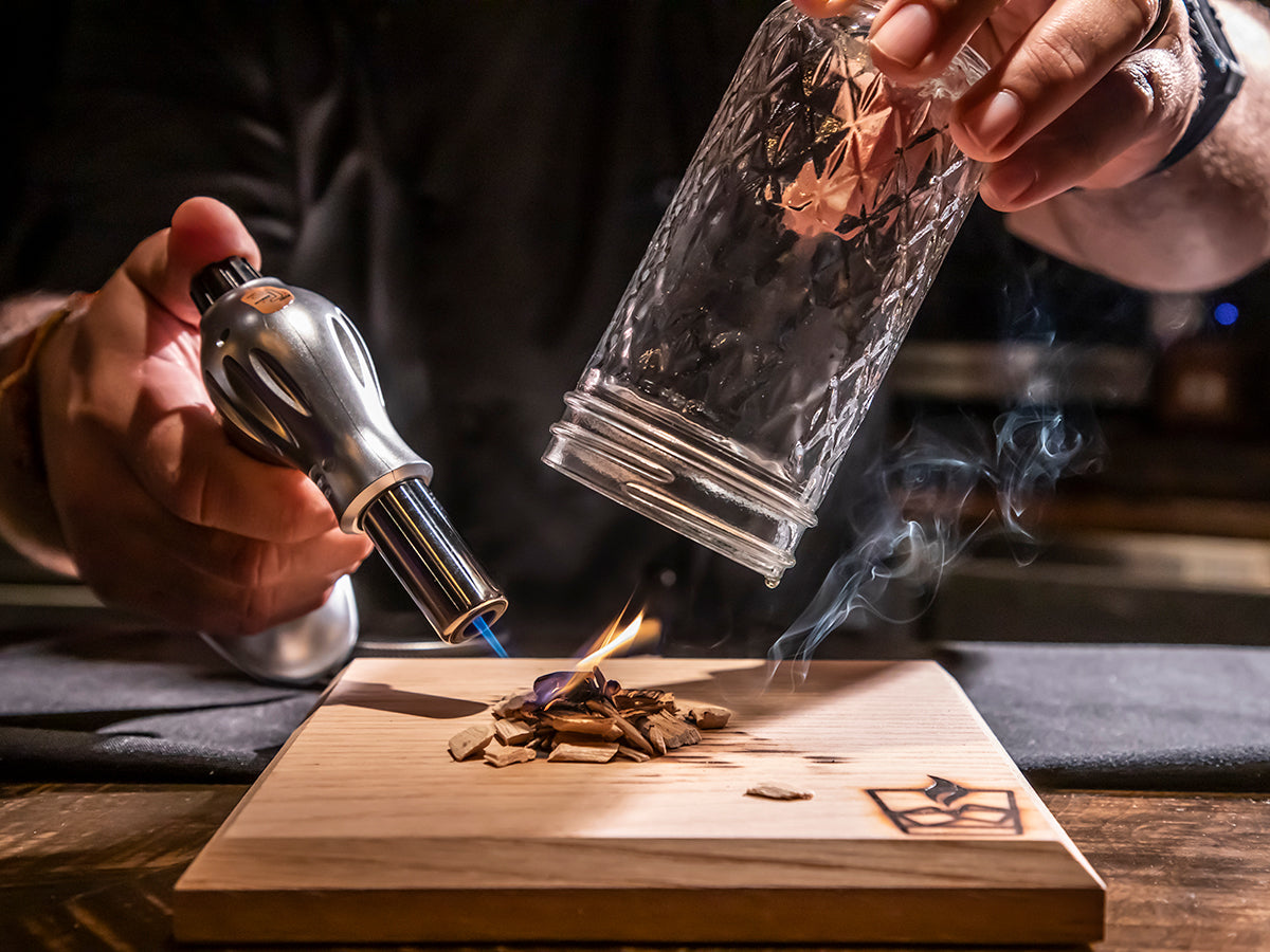 SmokeBoards™ Original Oak Smoking Board – Premium Cocktail & Culinary Smoke Plate