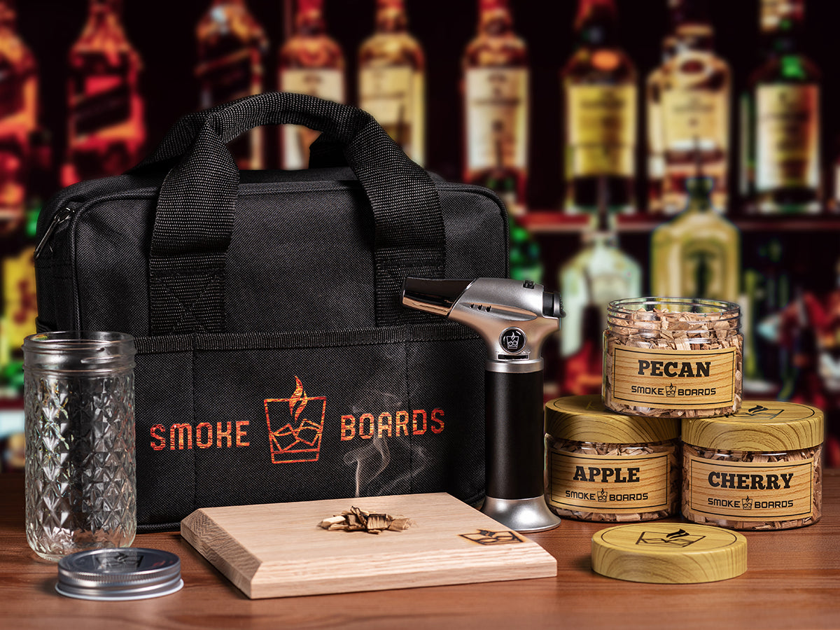 SmokeBoards™ Complete Cocktail Smoking Kit – Premium Home Bar Experience